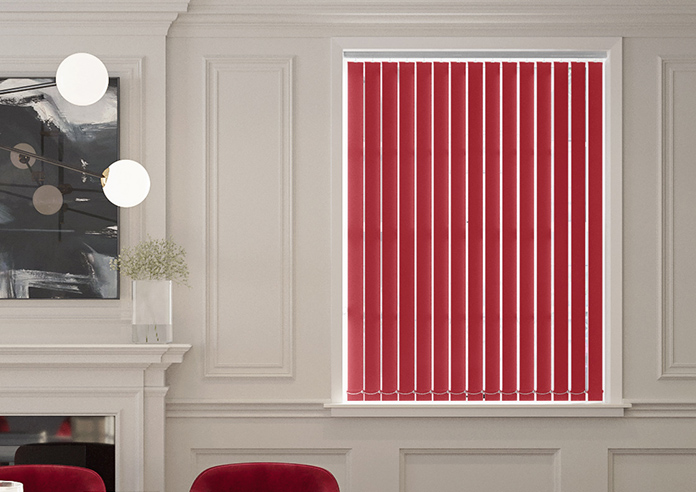 Palermo (Blackout), Crimson - Vertical Blind - Image 3